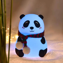 Cute Panda Night Light – 7-Color RGB