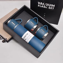 500ml Stainless Steel Thermal Flask – With 2 Extra Cups
