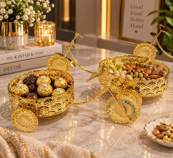 Luxury Bicycle Dry Fruit Tray