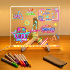 Acrylic LED Lamp & Drawing Board
