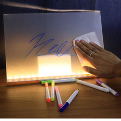 Acrylic LED Lamp & Drawing Board