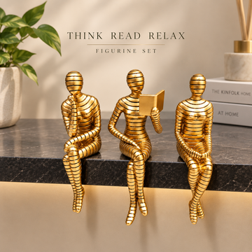Modern Art Figurine Set of 3