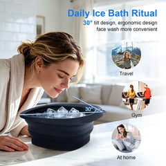 Silicone Face Ice Bath Bowl
