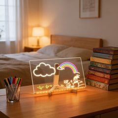 Acrylic LED Lamp & Drawing Board