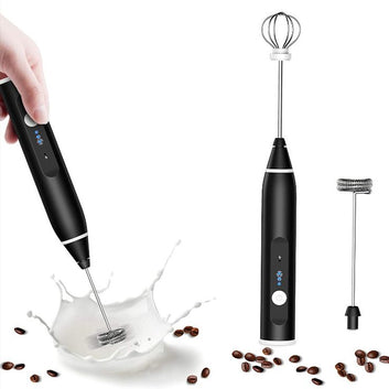 2-in-1 Rechargeable Electric Coffee Mixer