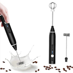 2-in-1 Rechargeable Electric Coffee Mixer