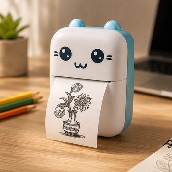 Meow Mini Pocket Printer – Wireless Thermal Printer
