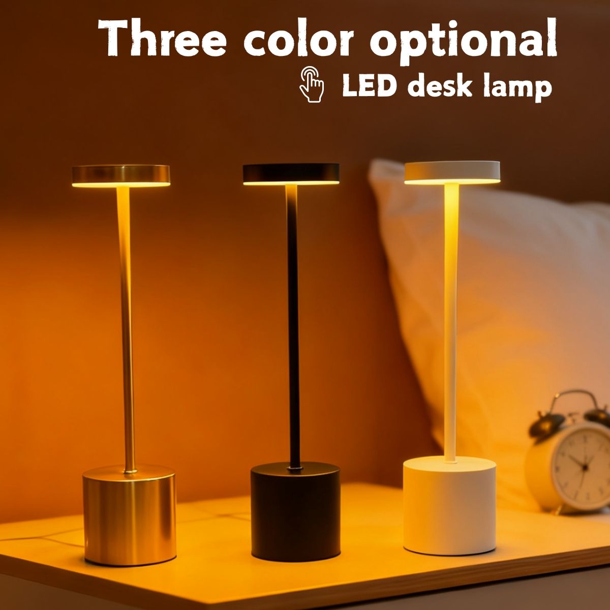 USB Rechargeable Touch Sensor Table Lamp