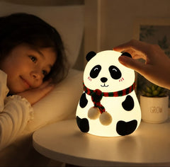 Cute Panda Night Light – 7-Color RGB