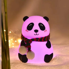 Cute Panda Night Light – 7-Color RGB