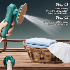 Professional Travelling Steam Iron With Box – Portable Spray Iron