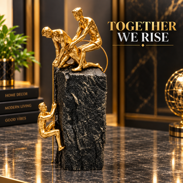 Together We Rise – Luxury Inspirational Figurine Sculpture