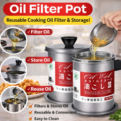 Kitchen Oil Filter Pot – 1.4L