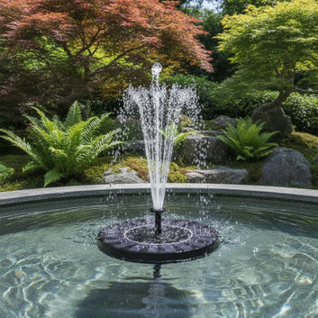 Solar Fountain 1.5W – Built-In Battery