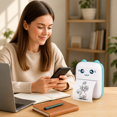 Meow Mini Pocket Printer – Wireless Thermal Printer