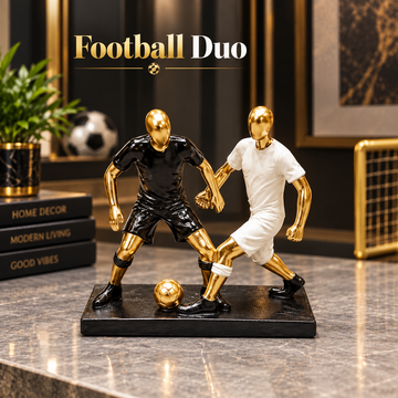 Luxury Football Player Sculpture & Sports Showpiece