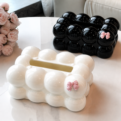 Bubble Bow Tissue Box