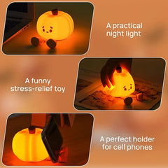Cute Silicone Pumpkin Night Light