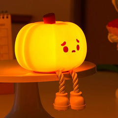 Cute Silicone Pumpkin Night Light