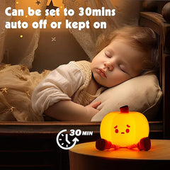 Cute Silicone Pumpkin Night Light