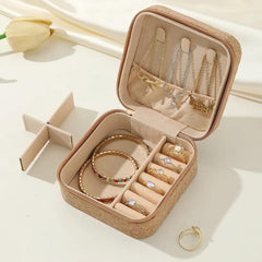 Premium Mini Jewelry Organizer – Floral Design