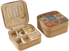 Premium Mini Jewelry Organizer – Floral Design