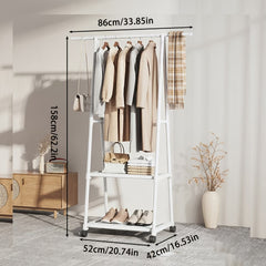 Metal Triangle Clothes Rack