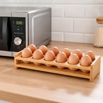 Bamboo Egg Rack