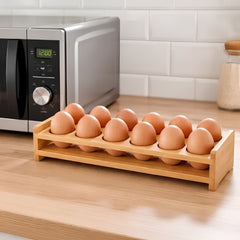 Bamboo Egg Rack