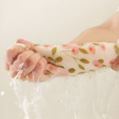 Microfiber Cleaning Towel – Pink Flower Pack of 5