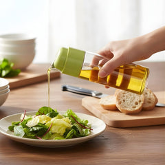 Glass Oil Bottle with Automatic Opening
