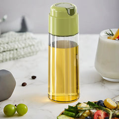 Glass Oil Bottle with Automatic Opening