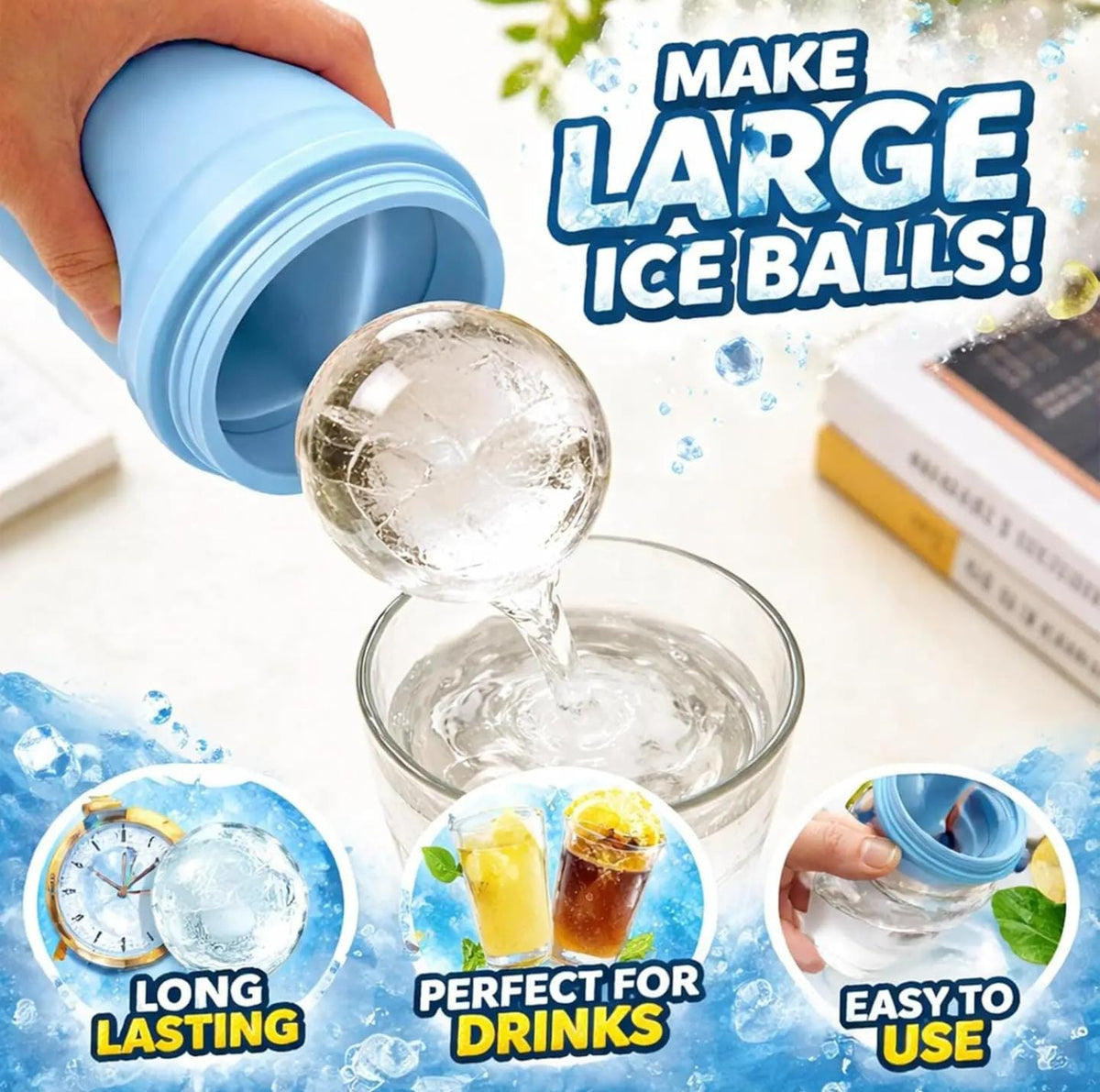 Portable Foldable Ice Cup – 325ml