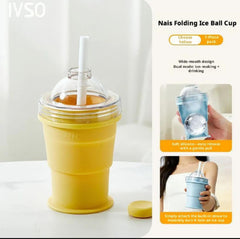 Portable Foldable Ice Cup – 325ml