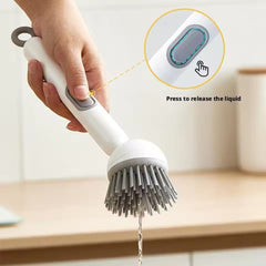 360° Rotating Dishwashing Brush with Soap Dispenser