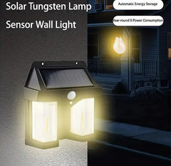 Twin Solar Motion Sensor Light