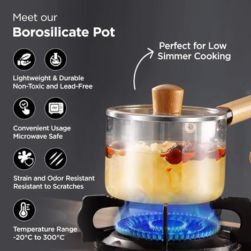 Luxury Glass Pot 1.8L