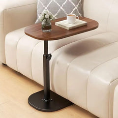 Oval C-Shaped Sofa Side Table