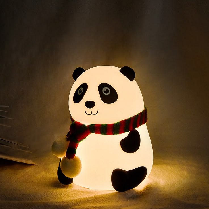 Cute Panda Night Light – 7-Color RGB