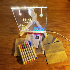 Acrylic LED Lamp & Drawing Board