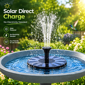 Solar Fountain 1.5W – Built-In Battery