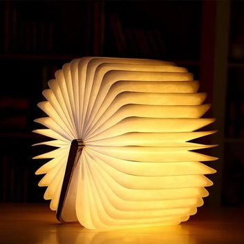 LED Wooden Book Lamp