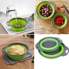 Silicone Folding Bowl & Washing Basket Set