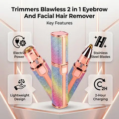 Flawless 2-in-1 Eyebrow & Face Hair Remover