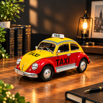 Vintage Metal Taxi
