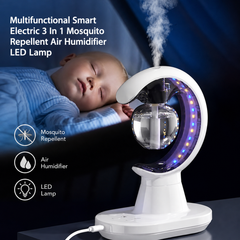 3-in-1 Smart Mosquito Repellent Humidifier Lamp