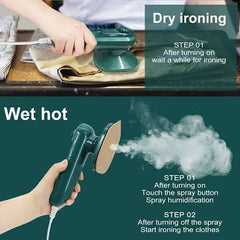 Professional Travelling Steam Iron With Box – Portable Spray Iron