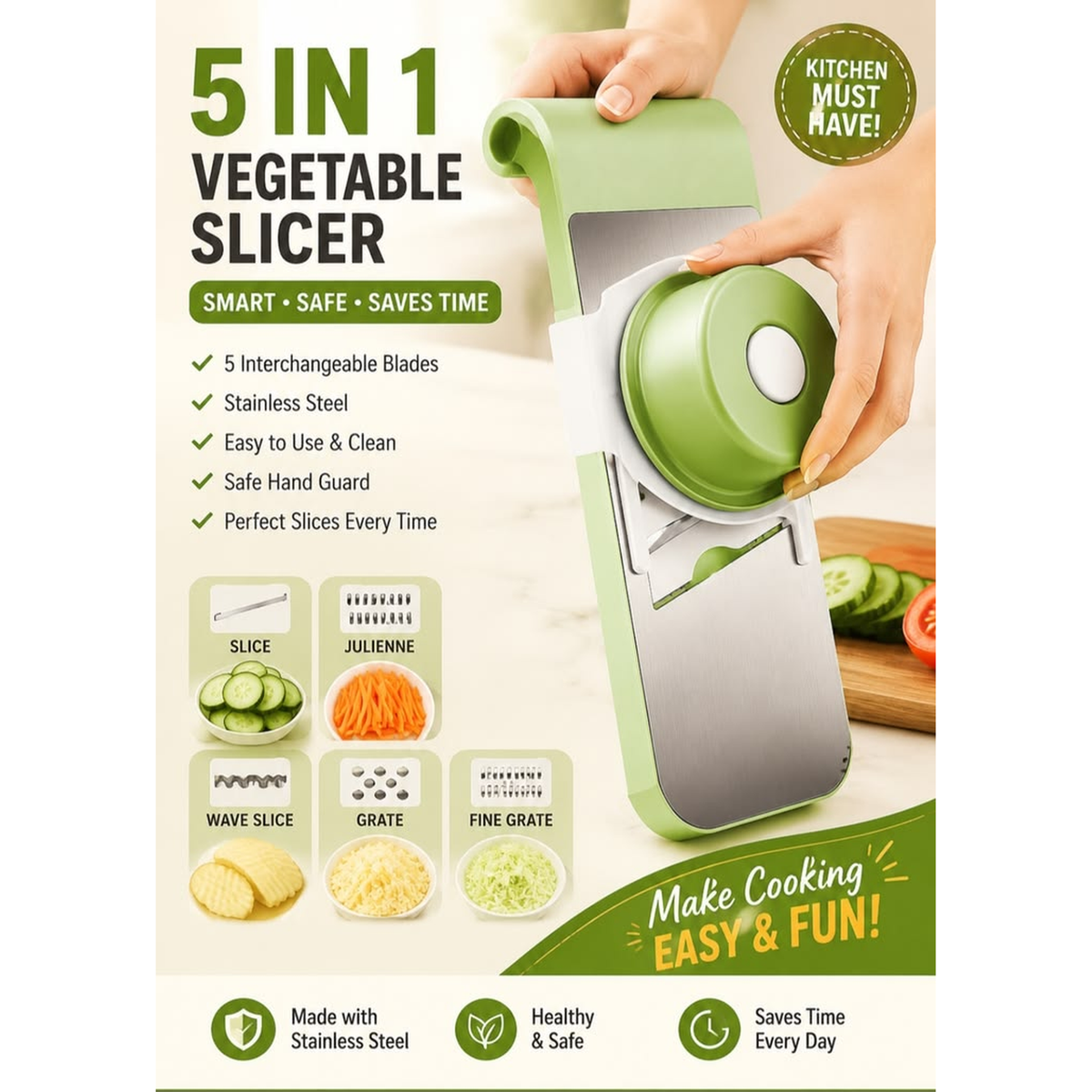 5-in-1 Vegetable Slicer
