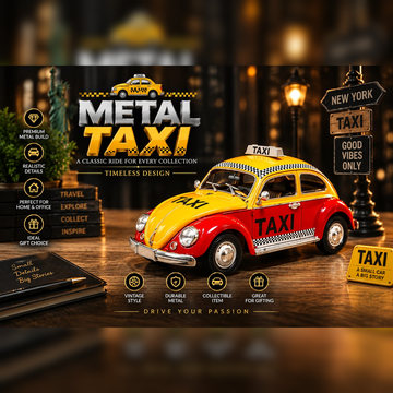 Vintage Metal Taxi